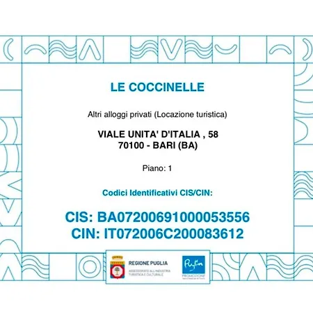 Bed & Breakfast Le Coccinelle Bari